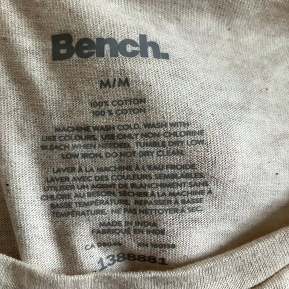 NWOT Two Bench Cotton Tshirts - size M - Picture 6 of 7